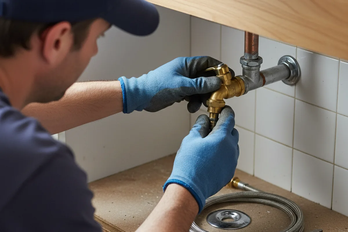 Shutoff valve and fitting work during Faucet and Fixture Repair in Wright City
